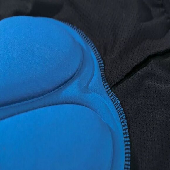 Men's Women's Cycling Shorts Bicycle Lingerie with Sponge Gel 3D Padded - Picture 4 of 8